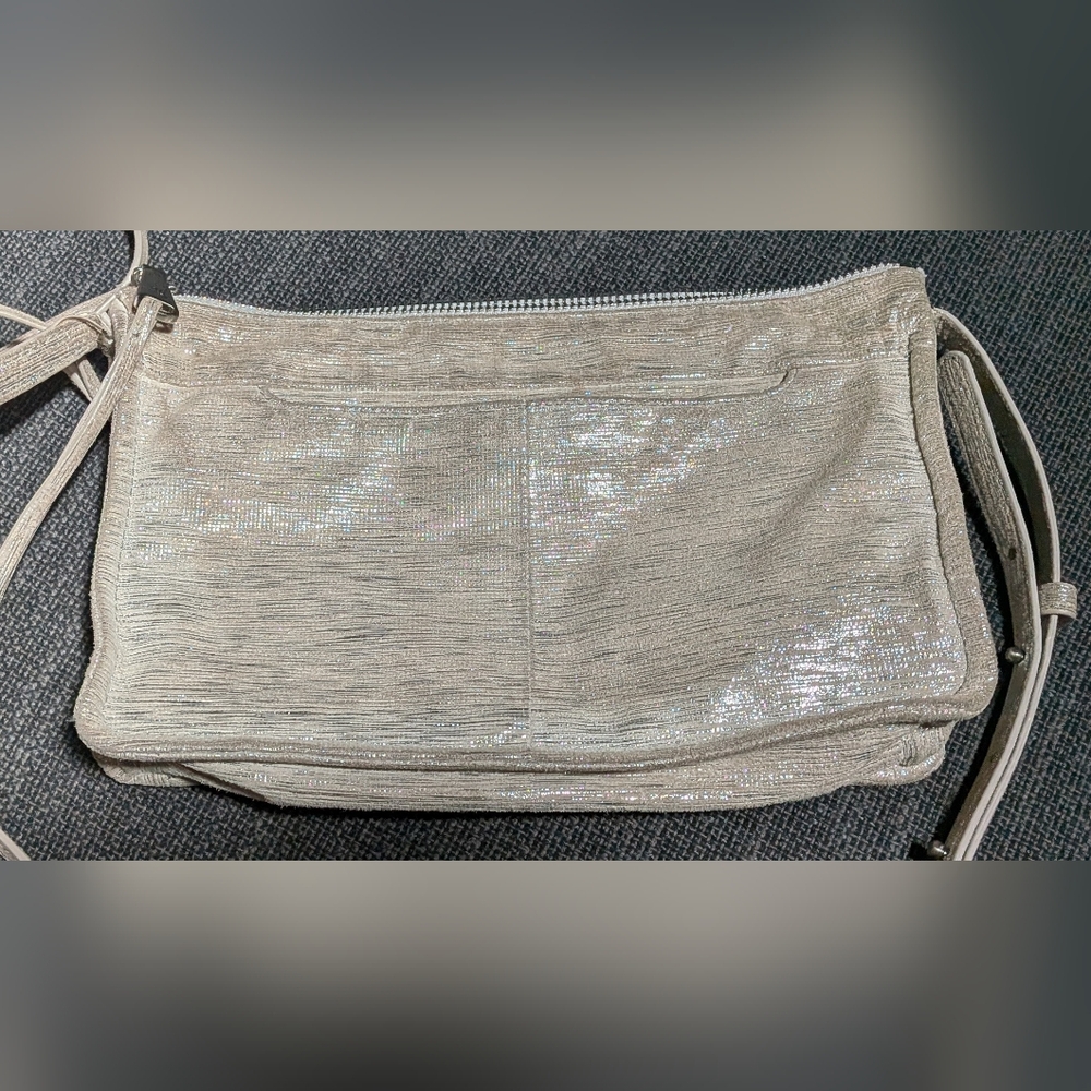 Hobo Crossbody Metallic Bag - Picture 7 of 7
